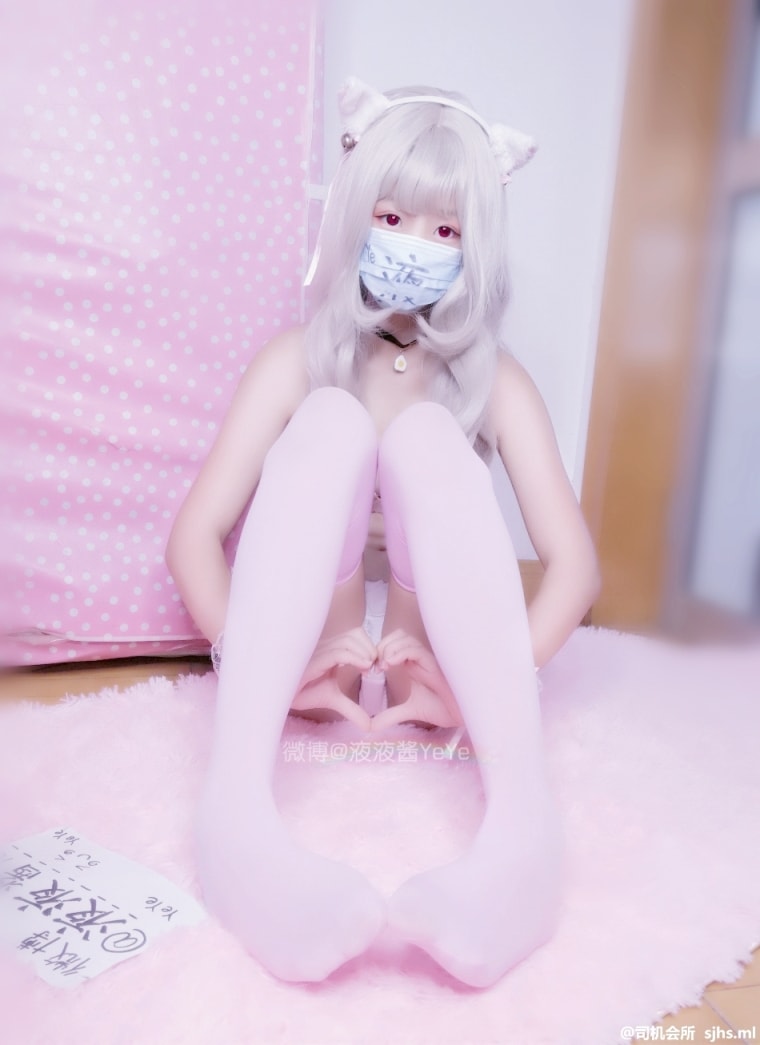 图库-Sexy White Hair Girl YeYe
